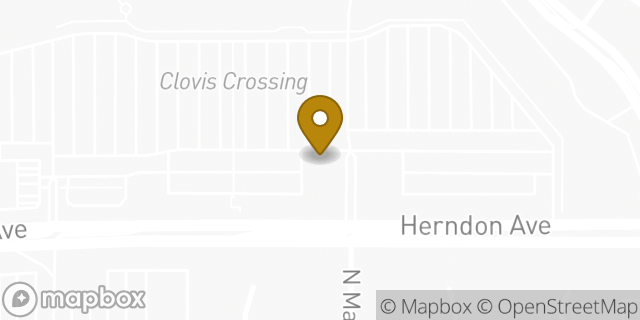Map showing the location of Subway in Clovis, CA 93612