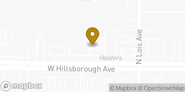 Map showing the location of Subway in Tampa, FL 33614