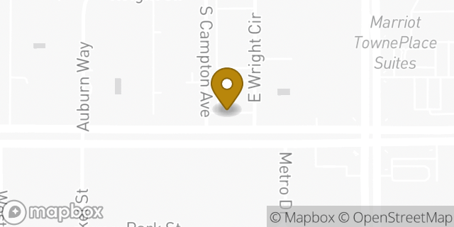 Map showing the location of Bank of America in Anaheim, CA 92805