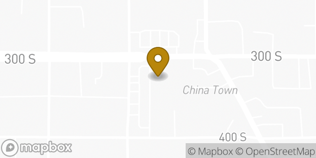 Map showing the location of AutoZone in Provo, UT 84606