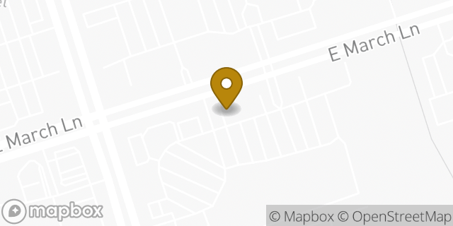 Map showing the location of Subway in Stockton, CA 95210