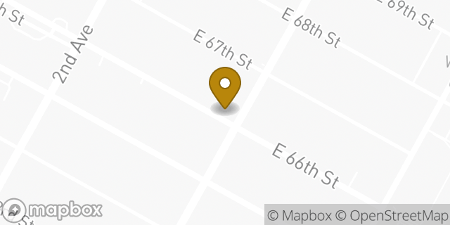 Map showing the location of Baskin-Robbins in New York, NY 10065