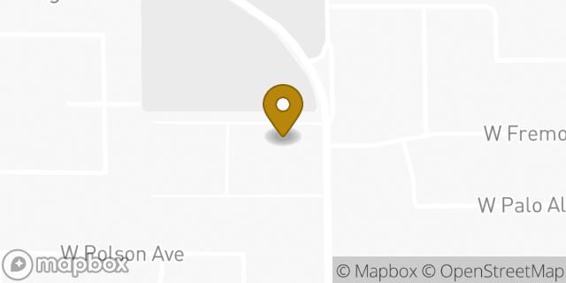 Map showing the location of The Church of Jesus Christ of Latter-day Saints in Clovis, CA 93612