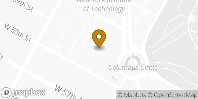 Map showing the location of J.crew Men's Shop in New York, NY 10019
