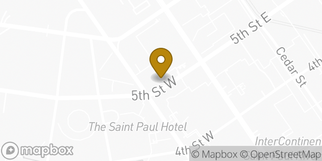 Map showing the location of Chipotle Mexican Grill in St Paul, MN 55102