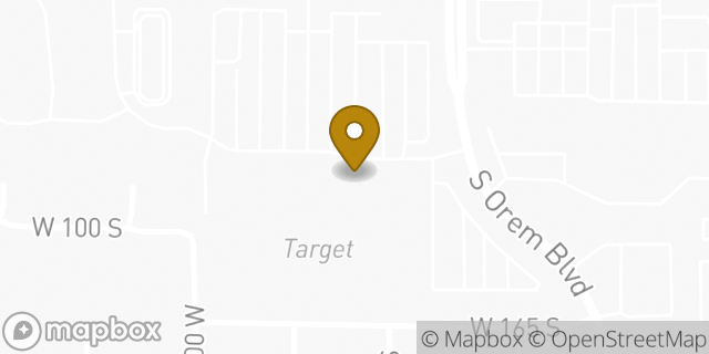 Map showing the location of CVS Beauty in Orem, UT 84057