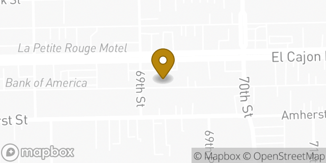 Map showing the location of Papa John's Pizza in San Diego, CA 92115