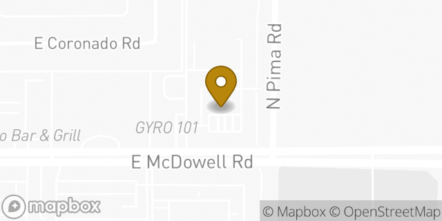 Map showing the location of QuikTrip in Scottsdale, AZ 85257