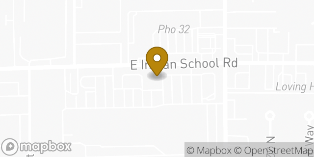 Map showing the location of Chipotle Mexican Grill in Phoenix, AZ 85016