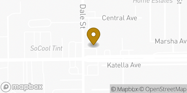 Map showing the location of Amazon Locker - Windscreen in Stanton, CA 90680