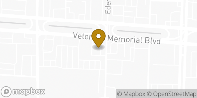 Map showing the location of Chipotle Mexican Grill in Metairie, LA 70002