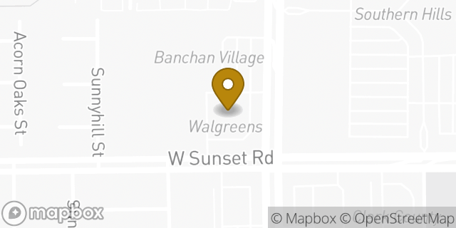 Map showing the location of Walgreens in Las Vegas, NV 89148
