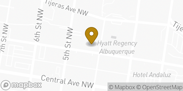 Map showing the location of 7-Eleven in Albuquerque, NM 87102