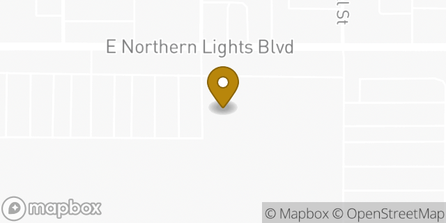 Map showing the location of Planet Fitness in Anchorage, AK 99503