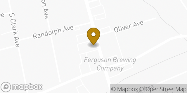 Map showing the location of Papa Johns Pizza in Ferguson, MO 63135