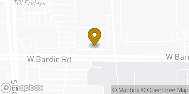 Map showing the location of The UPS Store in Arlington, TX 76017