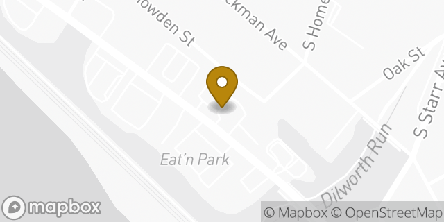 Map showing the location of Subway in Pittsburgh, PA 15202