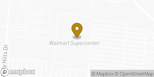 Map showing the location of Walmart in Charlotte, NC 28208