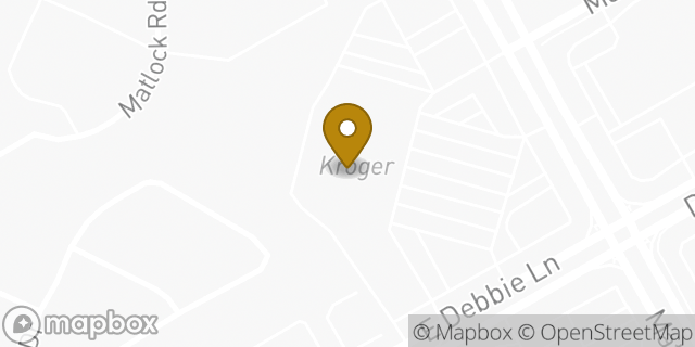 Map showing the location of Kroger in Mansfield, TX 76063