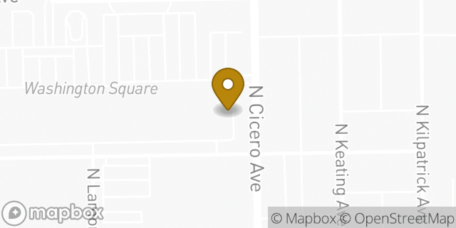Map showing the location of Subway in Chicago, IL 60651