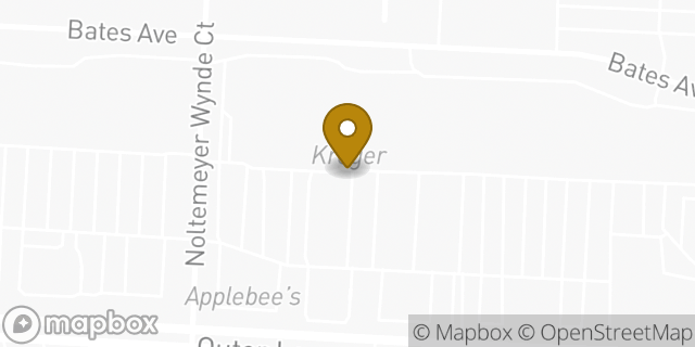 Map showing the location of Coinme in Louisville, KY 40219