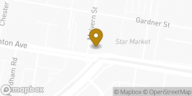 Map showing the location of The UPS Store in Boston, MA 02215