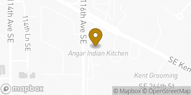 Map showing the location of Amazon Locker - Akshatha in Kent, WA 98030