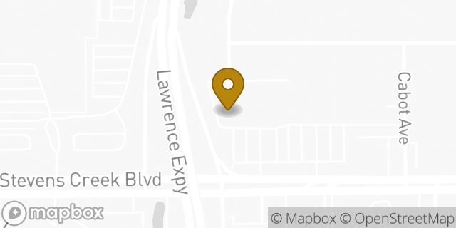 Map showing the location of The UPS Store in Santa Clara, CA 95051