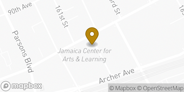 Map showing the location of Chase Bank in New York, NY 11432