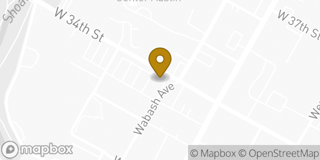 Map showing the location of The UPS Store in Austin, TX 78705