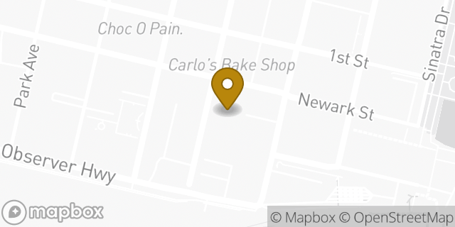Map showing the location of Minute Clinic in Hoboken, NJ 07030