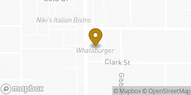 Map showing the location of Whataburger in North Richland Hills, TX 76180
