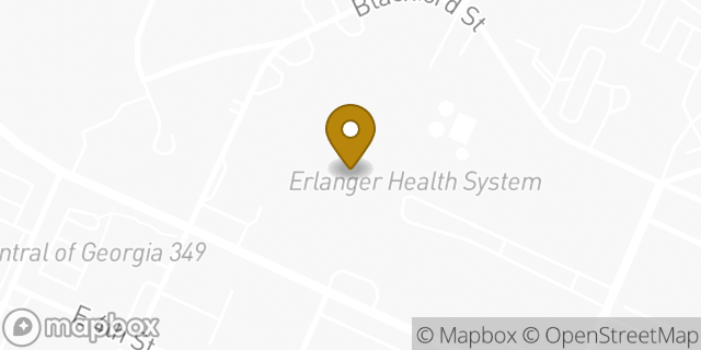 Map showing the location of Starbucks in Chattanooga, TN 37403