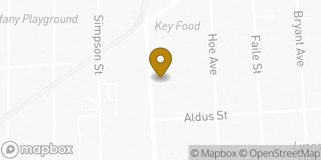 Map showing the location of Planet Fitness in Bronx, NY 10459