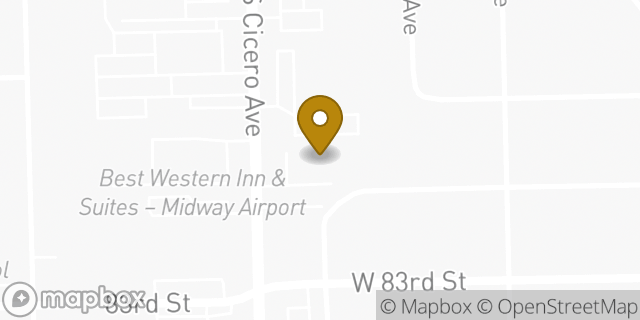 Map showing the location of AutoZone in Chicago, IL 60652