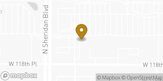 Map showing the location of Chipotle Mexican Grill in Westminster, CO 80020