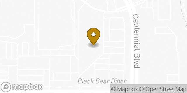Map showing the location of Staples in Colorado Springs, CO 80919
