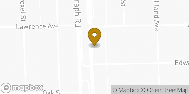 Map showing the location of Fifth Third Bank in Dearborn, MI 48128