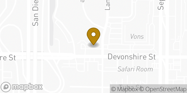 Map showing the location of Subway in Mission Hills, CA 91345