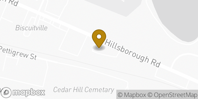 Map showing the location of Enterprise Rent-A-Car in Durham, NC 27705
