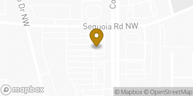 Map showing the location of The UPS Store in Albuquerque, NM 87120