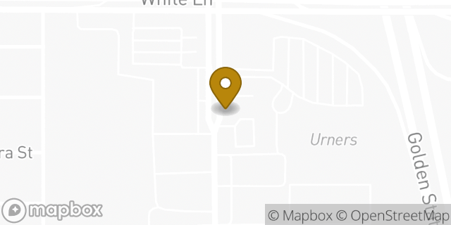Map showing the location of Budget Car Rental in Bakersfield, CA 93313