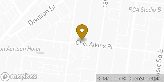 Map showing the location of HOTWORX in Nashville, TN 37203