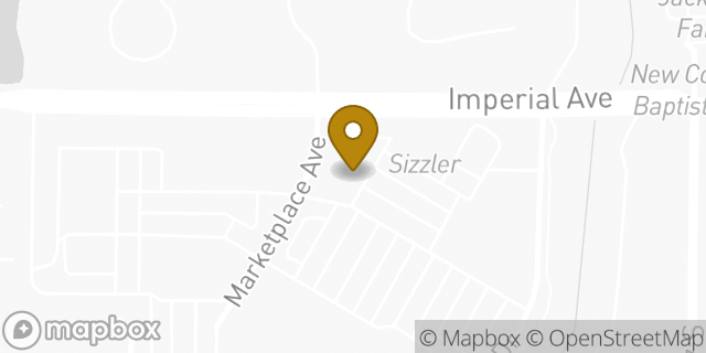 Map showing the location of Chase Bank in San Diego, CA 92113