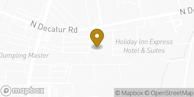 Map showing the location of Publix in Decatur, GA 30033