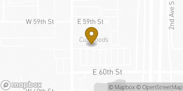 Map showing the location of Amazon Locker - Esteemed in Minneapolis, MN 55419