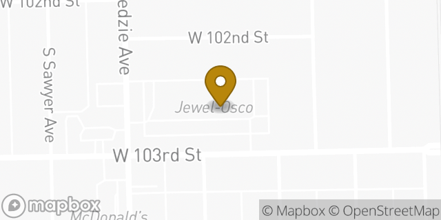 Map showing the location of Jewel-Osco in Chicago, IL 60655