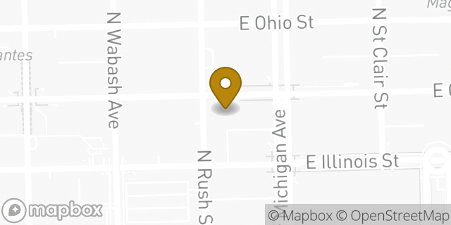 Map showing the location of Sunglass Hut in Chicago, IL 60611