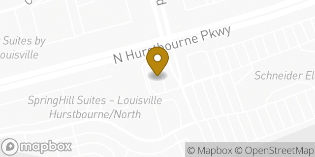 Map showing the location of McDonald's in Louisville, KY 40223