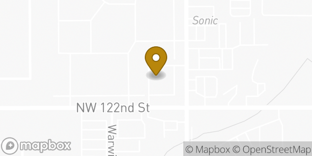 Map showing the location of Walgreens in Oklahoma City, OK 73142